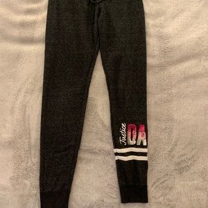 Justice Dark Gray Sweatpant Joggers Size 10 Girls